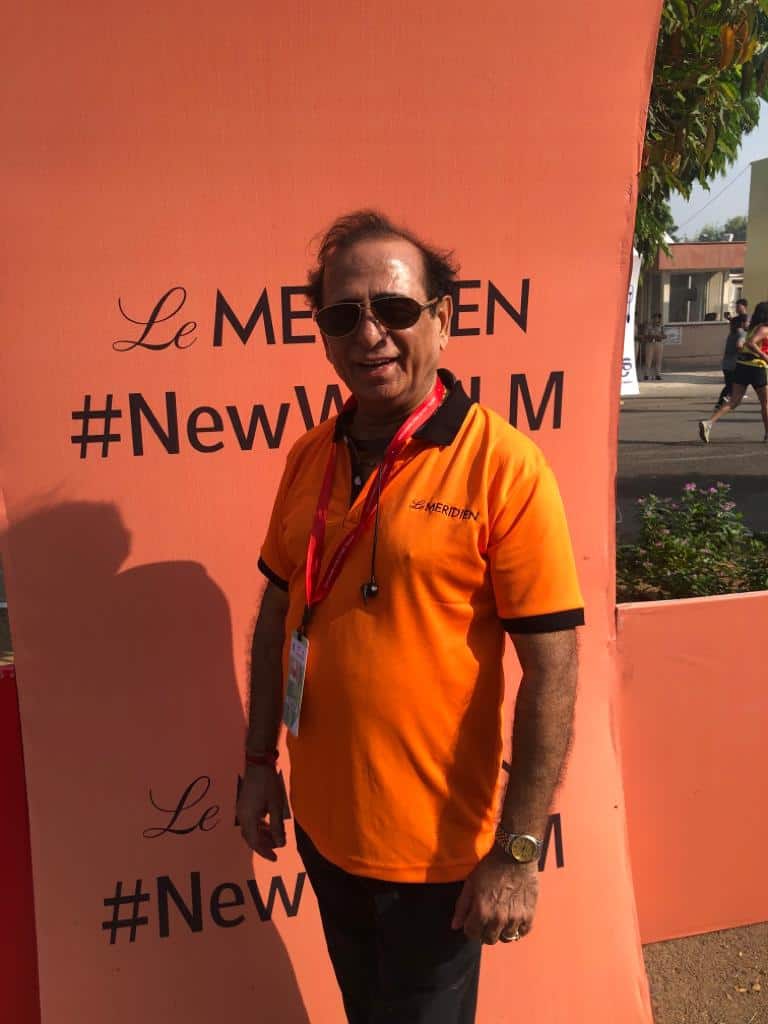 Chef Davinder Kumar at Delhi Half Marathon 2019