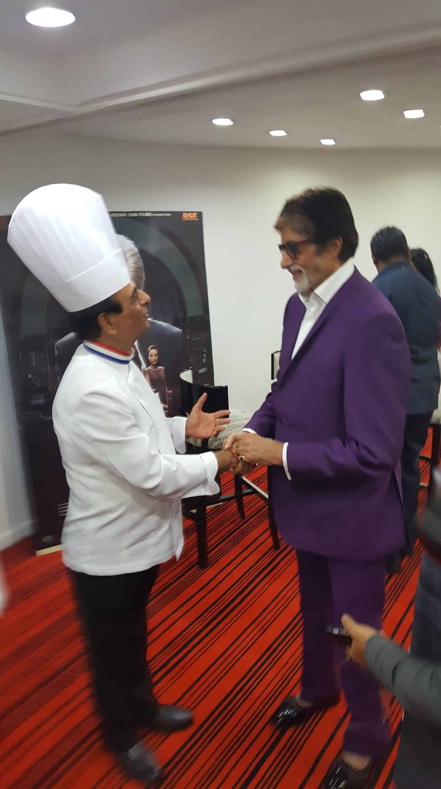 Chef Davinder Kumar in conversation with Mr. Amitabh Bachchan