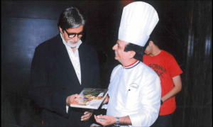 Chef DK with Megastar Amitab Bachchan